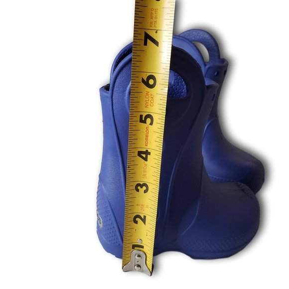 Crocs Kids rain boots blue . size "C 6" - Picture 2 of 8